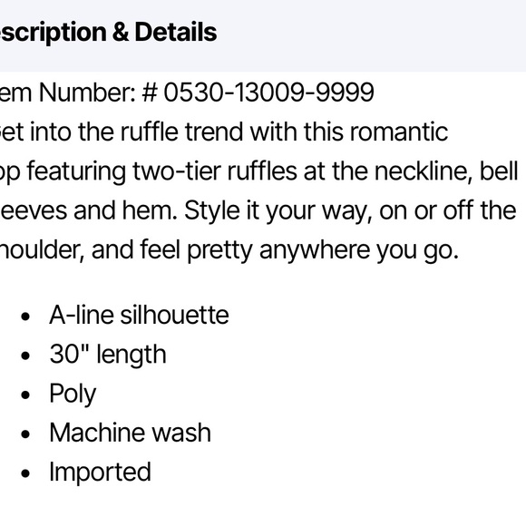 NWOT BEAUTIFUL BLUSH OFF THE SHOULDER TUNIC BY ROAMAN’S. SIZE 22W. - Picture 4 of 4